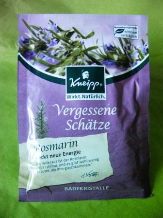 Kneipp Vergessene Schätze Rosmarin Badekristalle