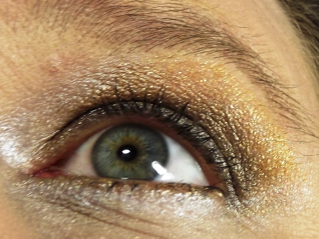 Augen Make-Up in Gold